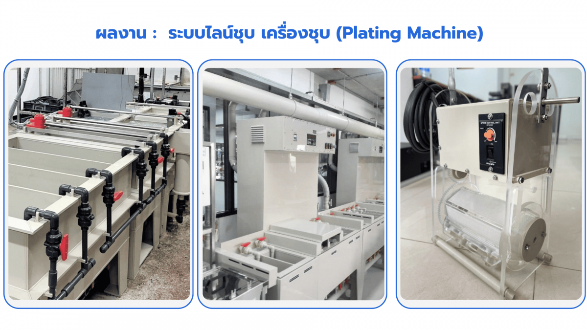 ออกแบบระบบไลน์ชุบ เครื่องชุบ(Plating Machine)