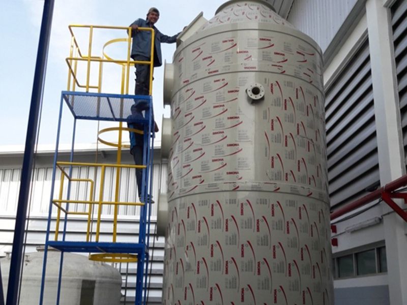 ระบบบำบัดอากาศเสียแบบเปียก